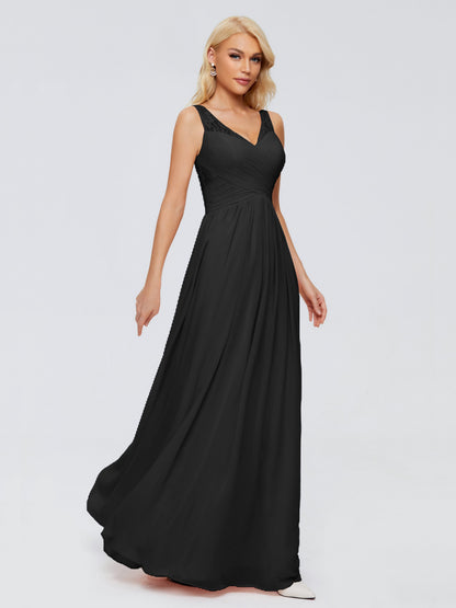 Kayla Straps Lace Chiffon Bridesmaid Dresses