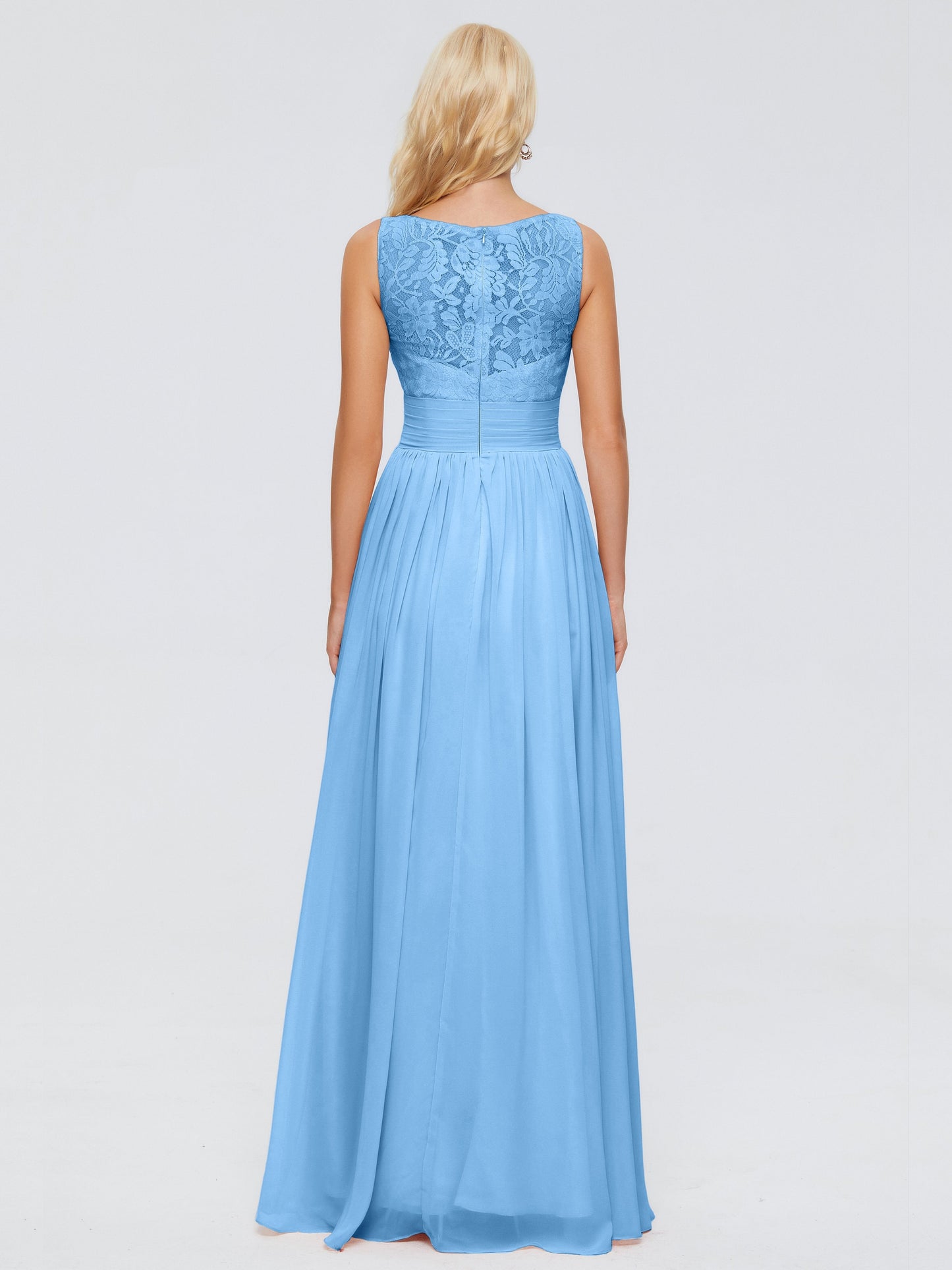 Kayla Straps Lace Chiffon Bridesmaid Dresses