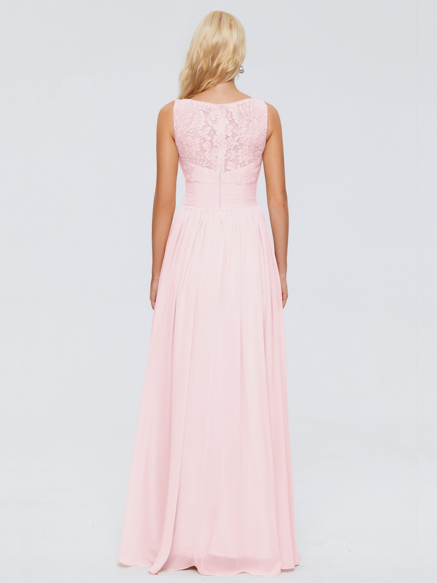 Kayla Straps Lace Chiffon Bridesmaid Dresses