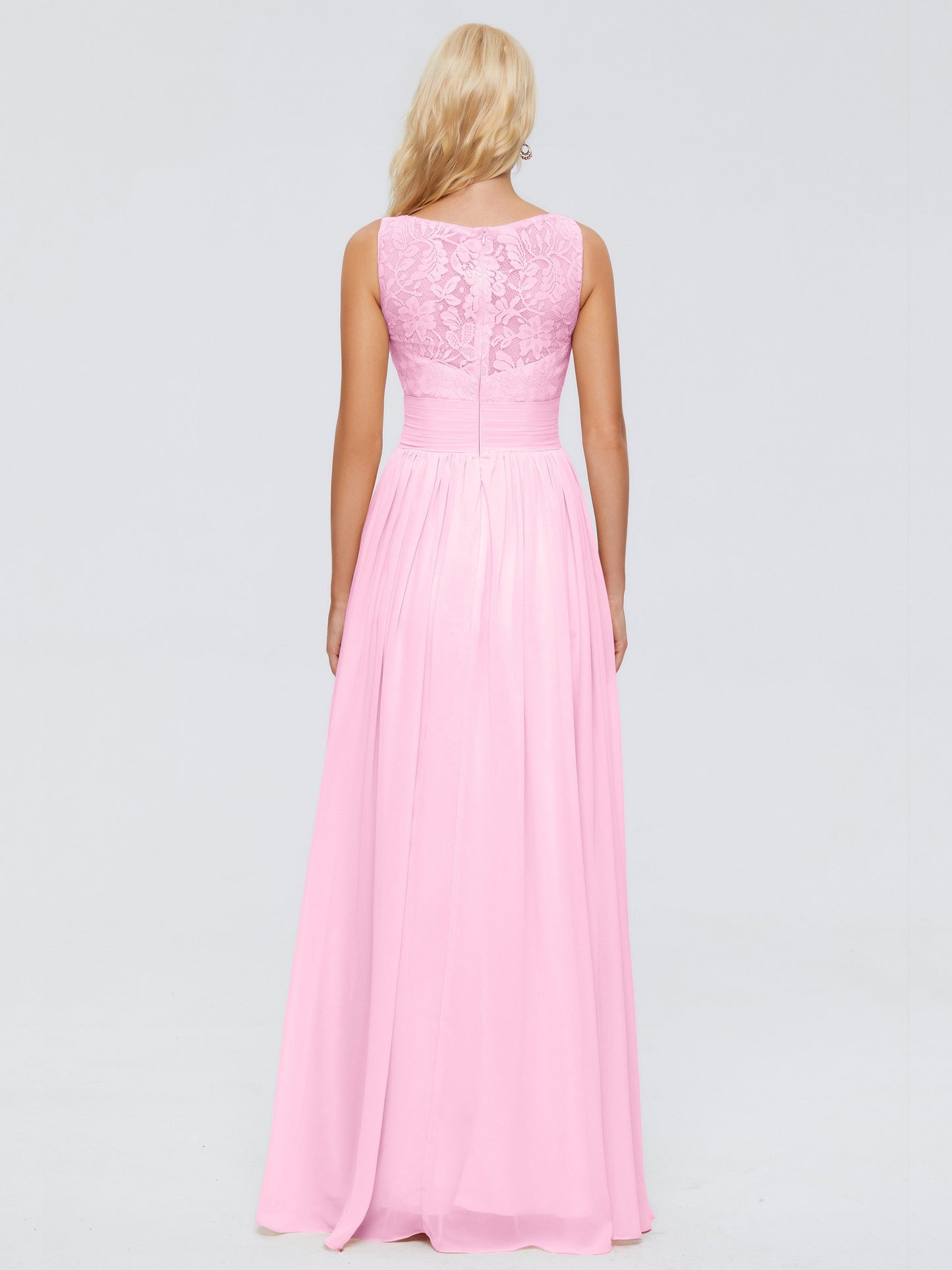 Kayla Straps Lace Chiffon Bridesmaid Dresses