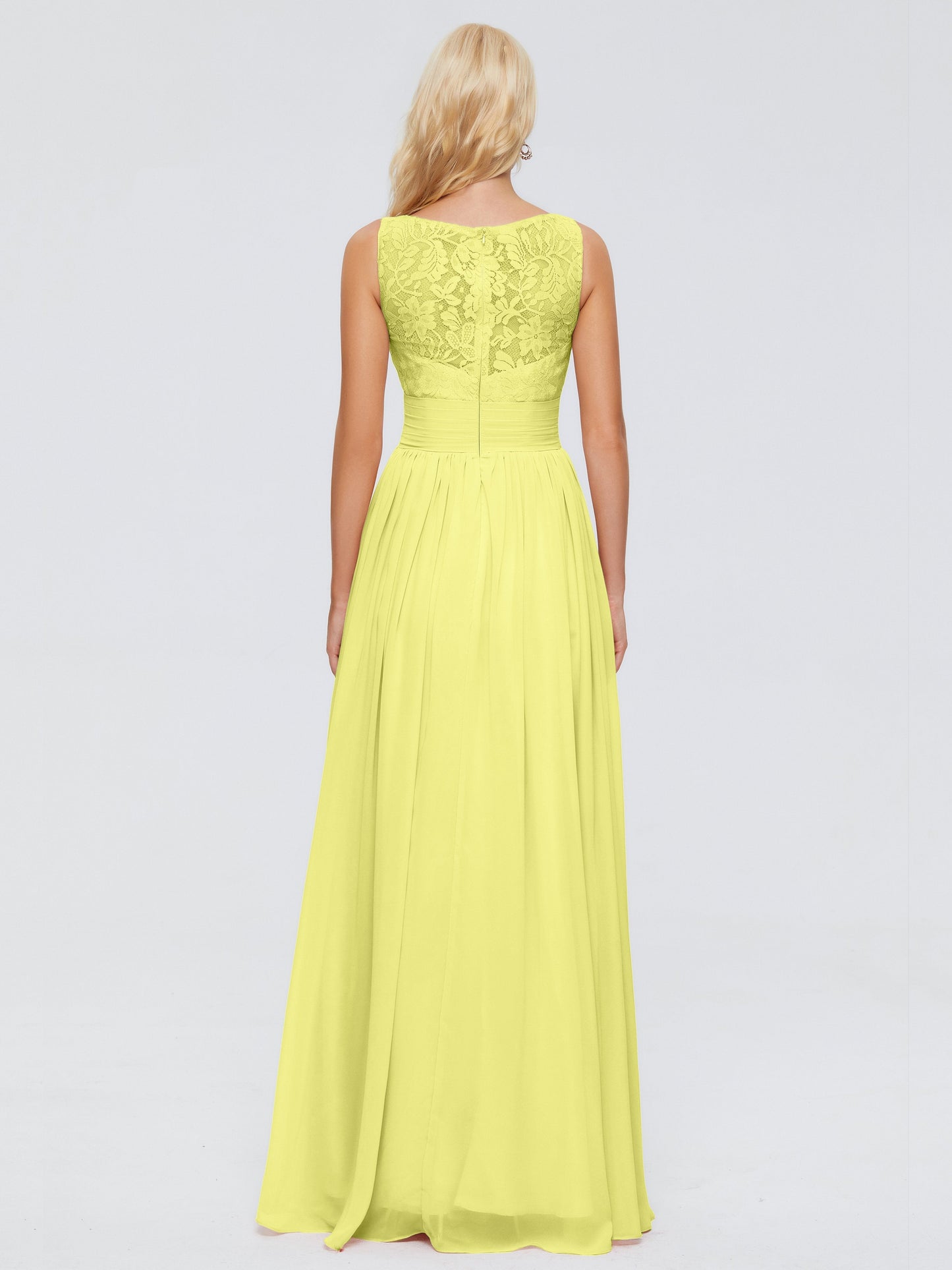 Kayla Straps Lace Chiffon Bridesmaid Dresses