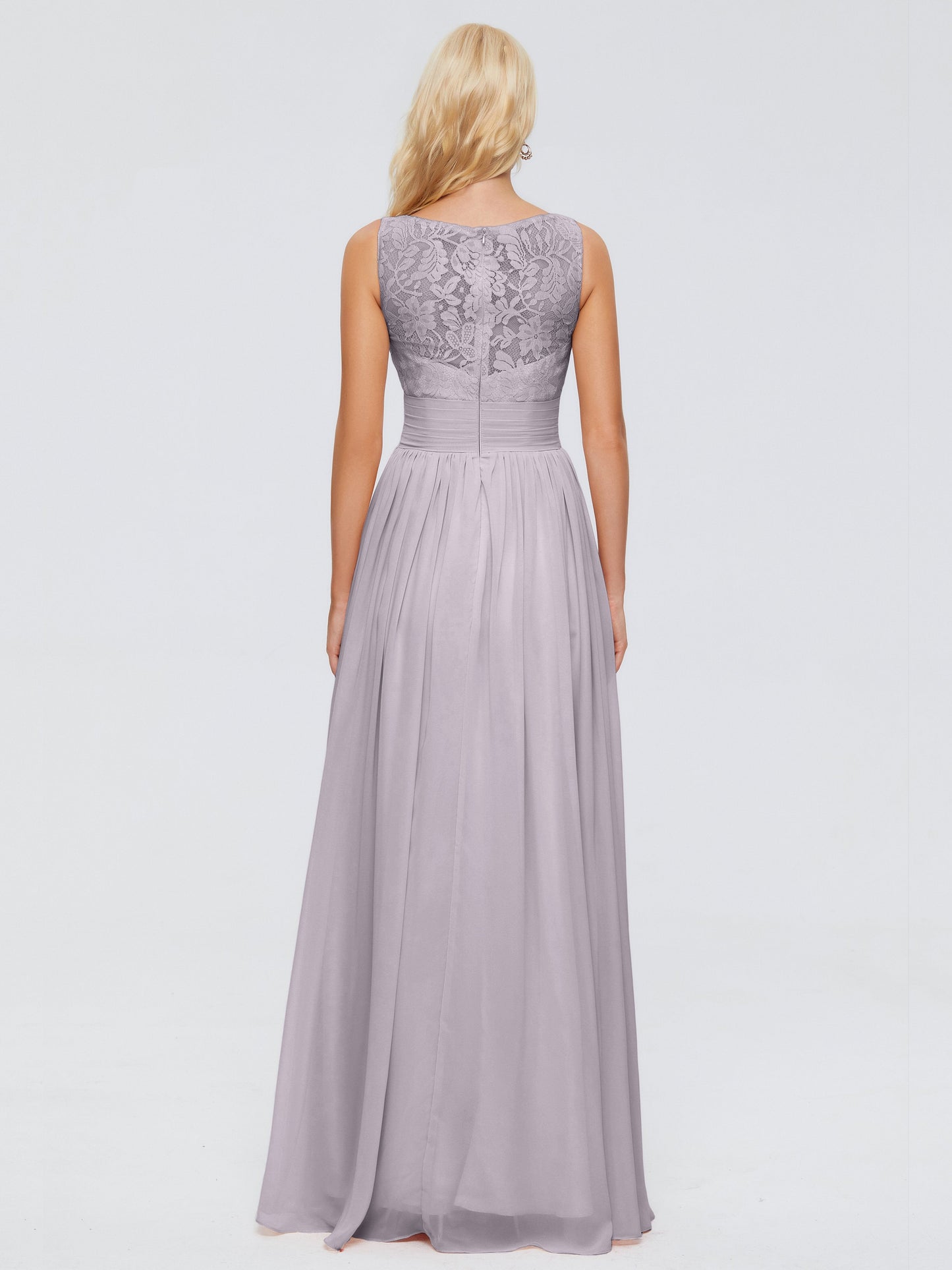 Kayla Straps Lace Chiffon Bridesmaid Dresses