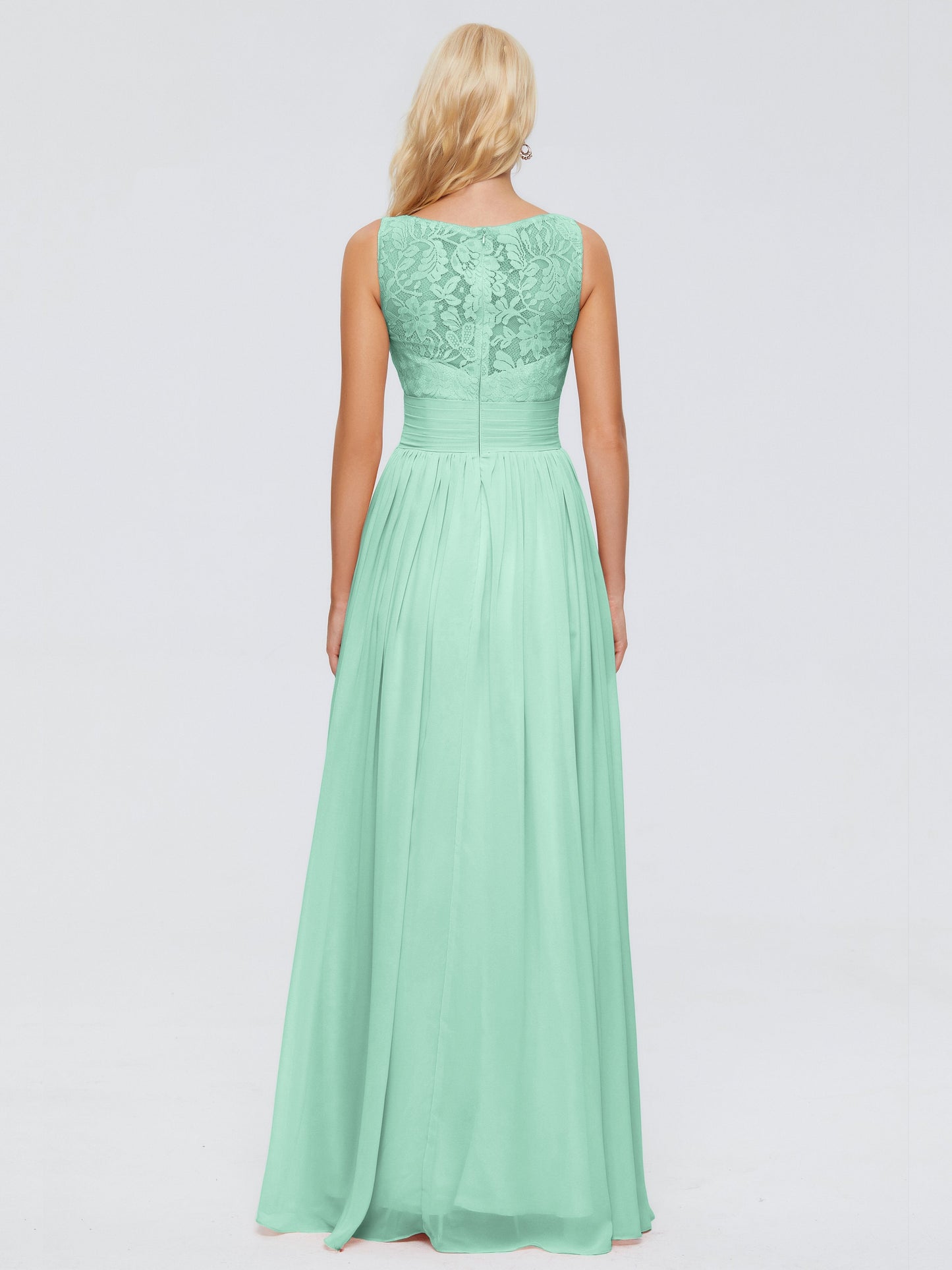 Kayla Straps Lace Chiffon Bridesmaid Dresses
