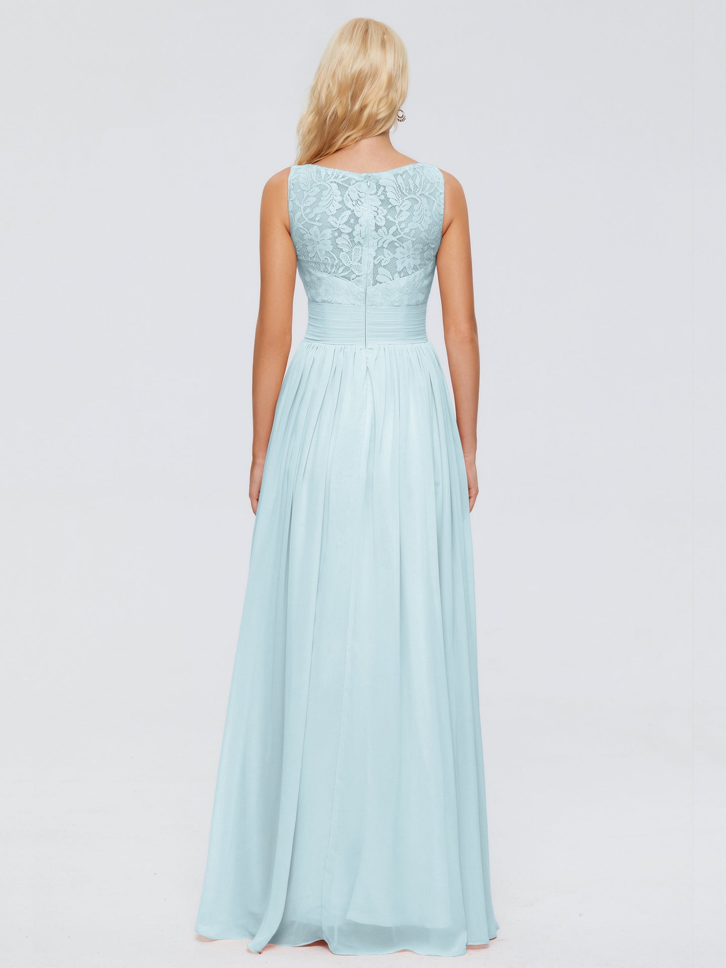 Kayla Straps Lace Chiffon Bridesmaid Dresses