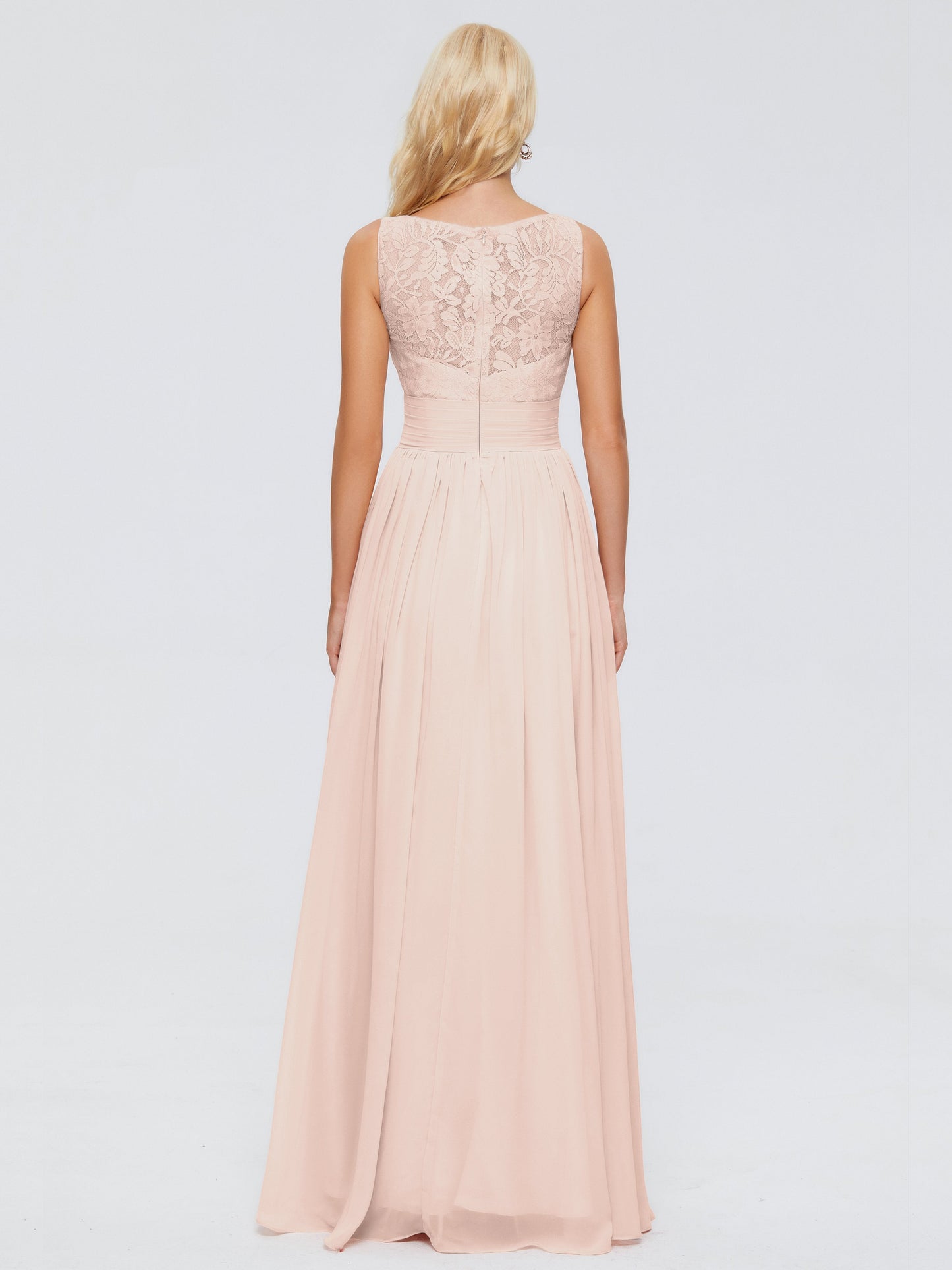 Kayla Straps Lace Chiffon Bridesmaid Dresses