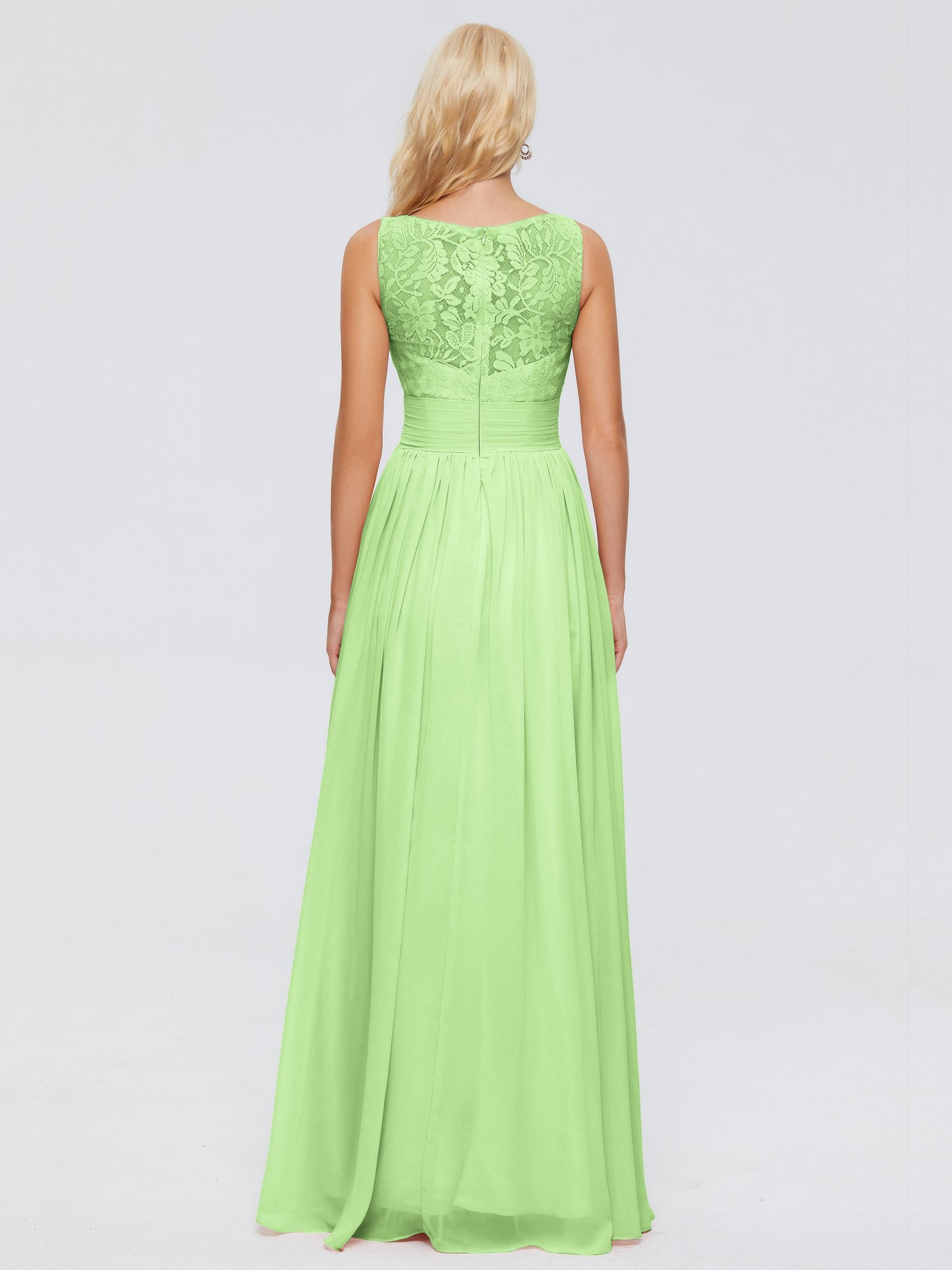 Kayla Straps Lace Chiffon Bridesmaid Dresses