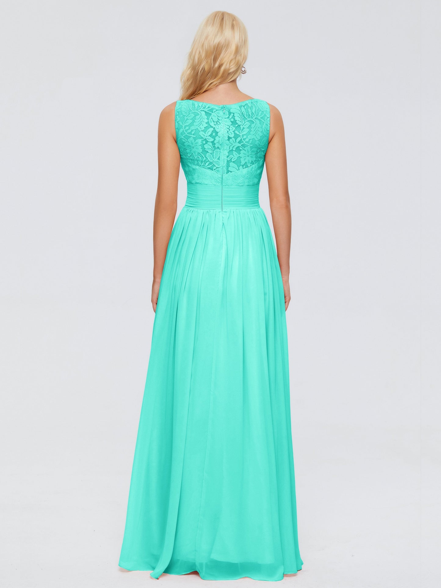 Kayla Straps Lace Chiffon Bridesmaid Dresses