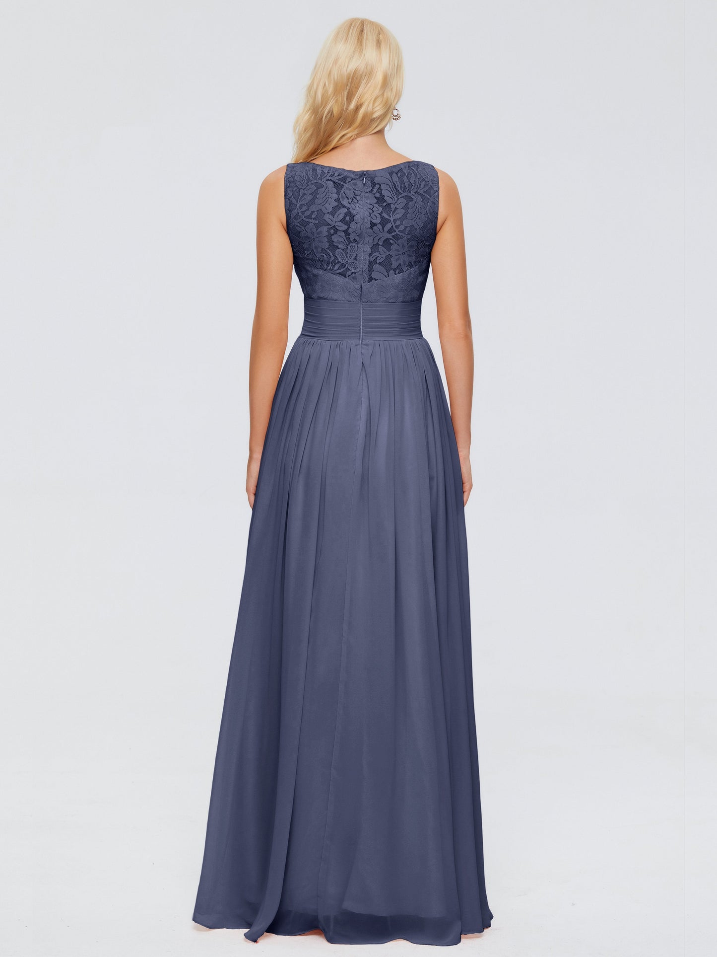 Kayla Straps Lace Chiffon Bridesmaid Dresses