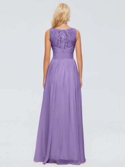 Kayla Straps Lace Chiffon Bridesmaid Dresses