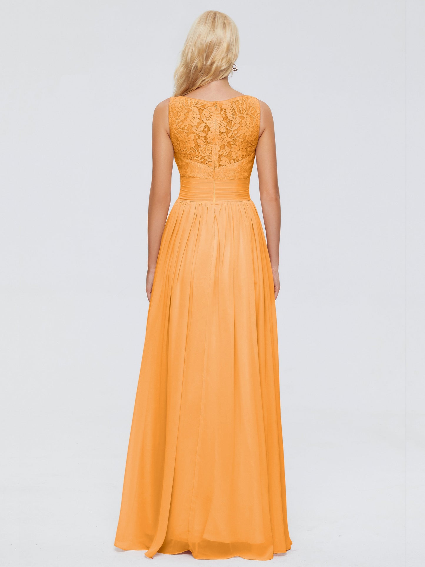 Kayla Straps Lace Chiffon Bridesmaid Dresses