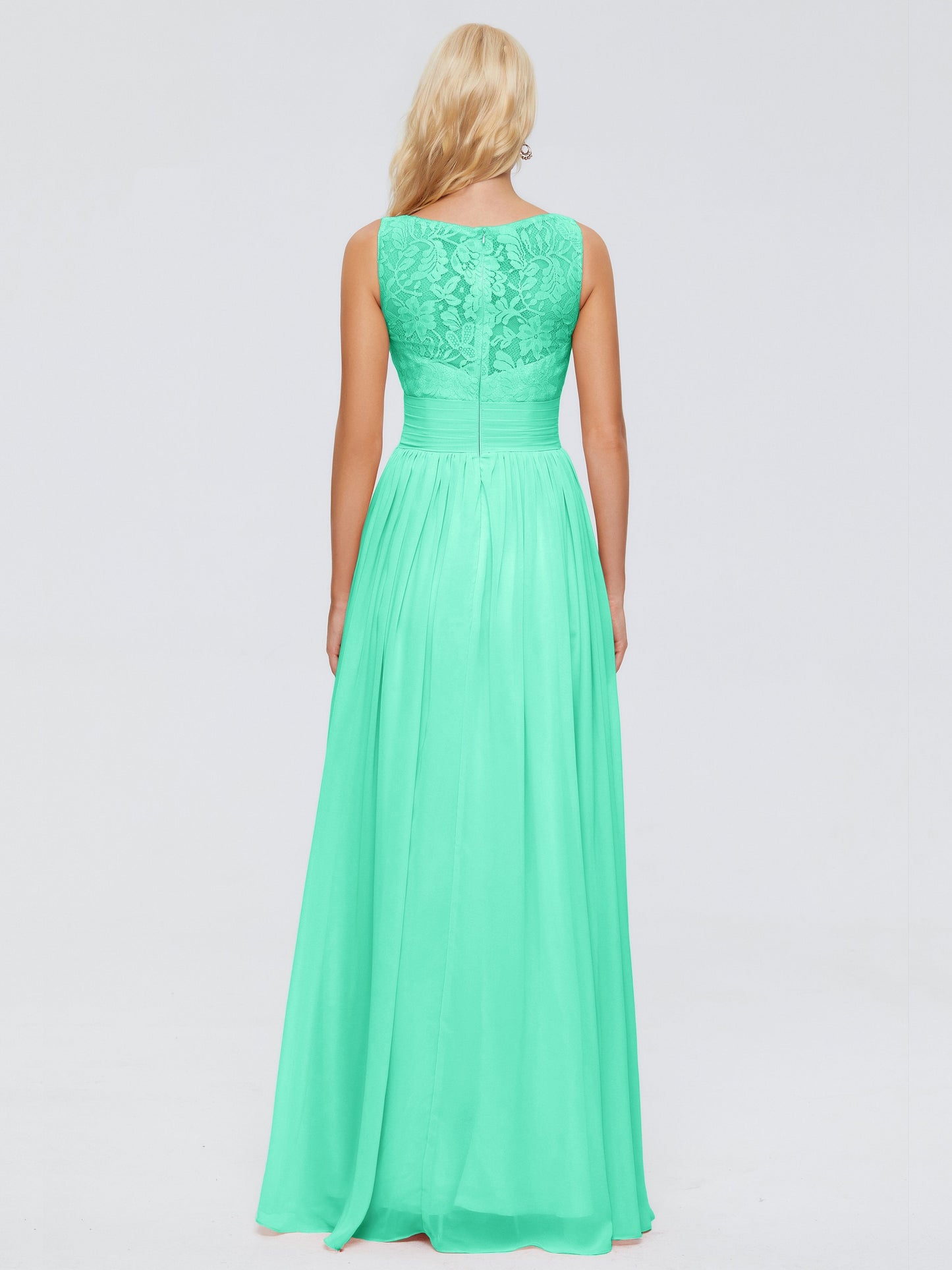 Kayla Straps Lace Chiffon Bridesmaid Dresses
