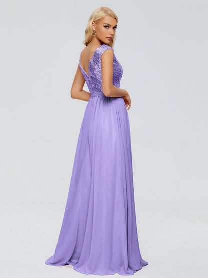 Lyla Scoop Sequins Bridesmaid Dress