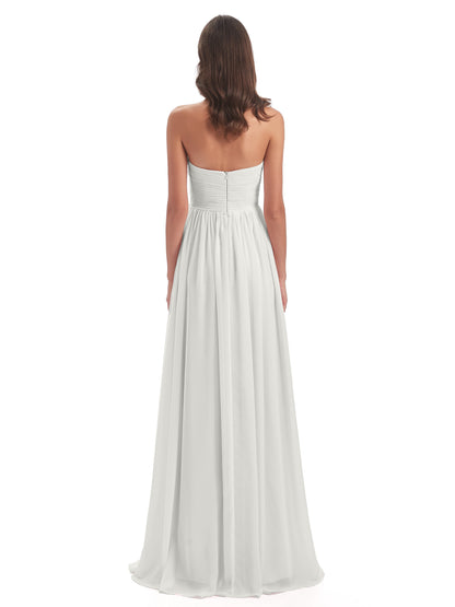 Sunny Floor Length Sweetheart Chiffon Bridesmaid Dresses