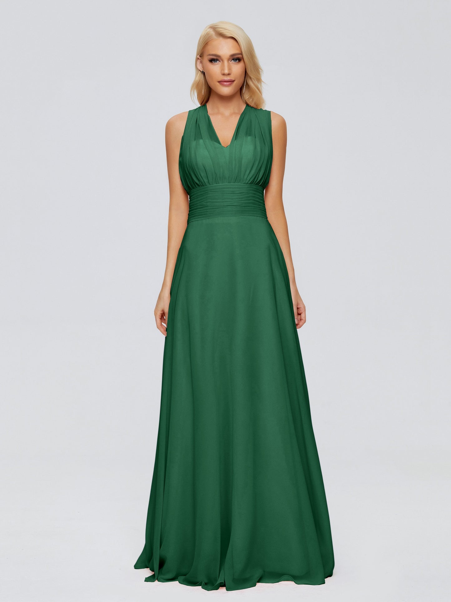 Ximena Straps Ribbon Chiffon Bridesmaid Dresses