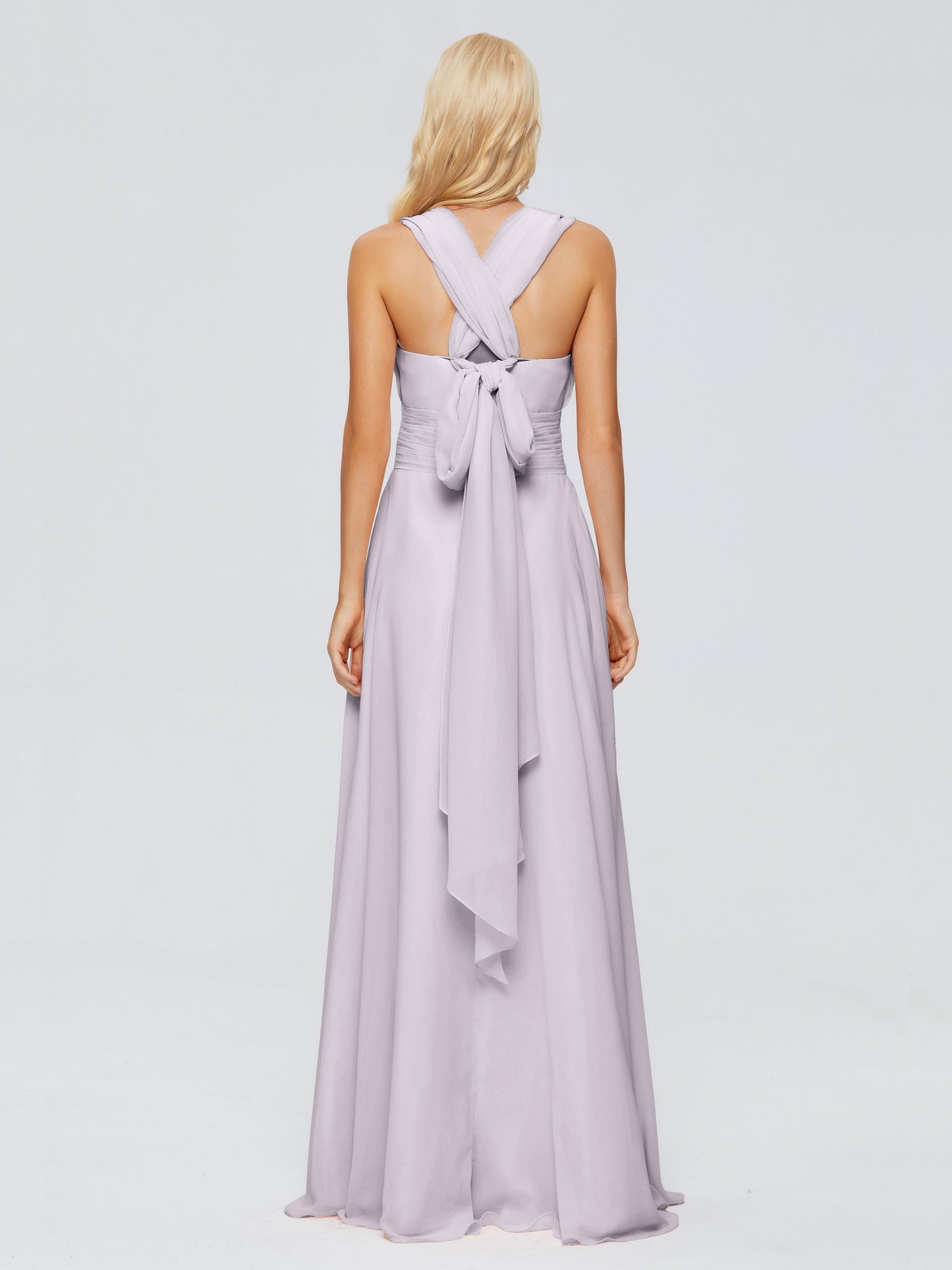 Ximena Straps Ribbon Chiffon Bridesmaid Dresses