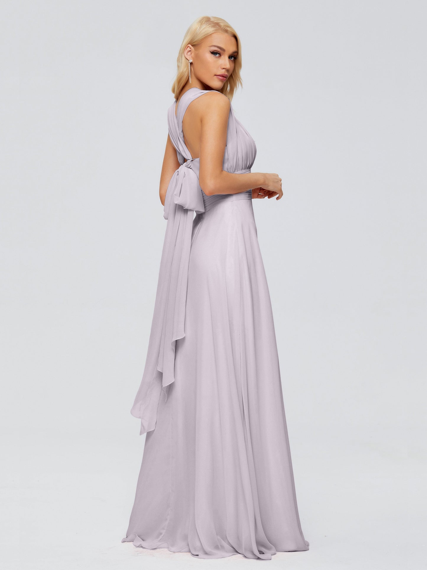 Ximena Straps Ribbon Chiffon Bridesmaid Dresses