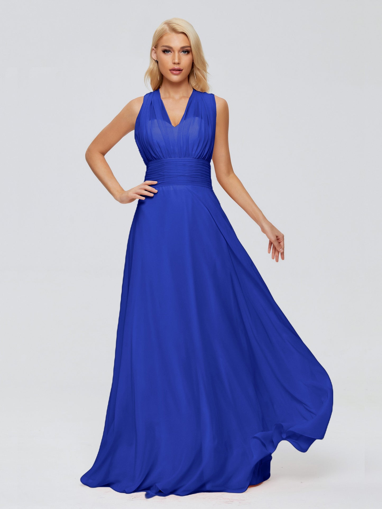 Ximena Straps Ribbon Chiffon Bridesmaid Dresses