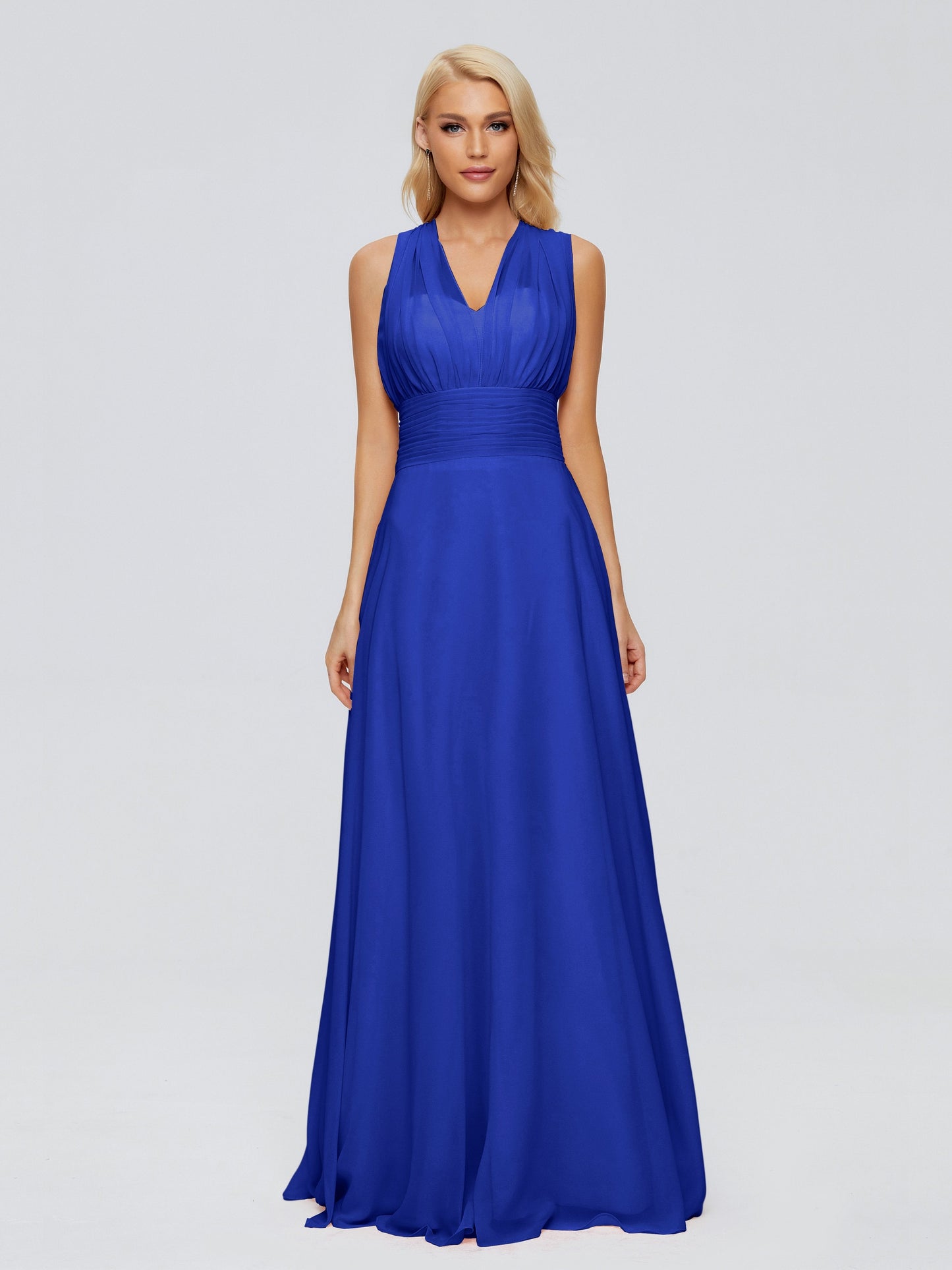 Ximena Straps Ribbon Chiffon Bridesmaid Dresses