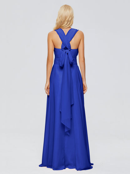 Ximena Straps Ribbon Chiffon Bridesmaid Dresses