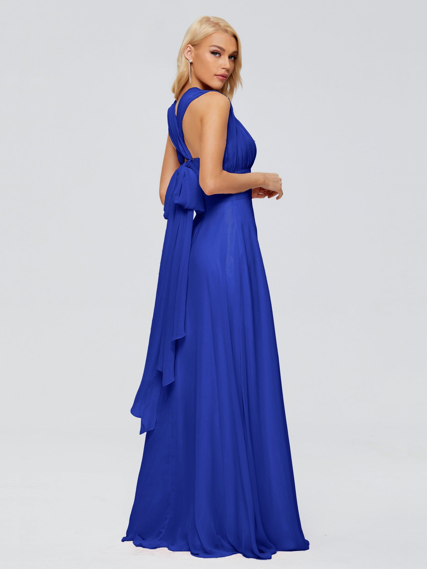 Ximena Straps Ribbon Chiffon Bridesmaid Dresses