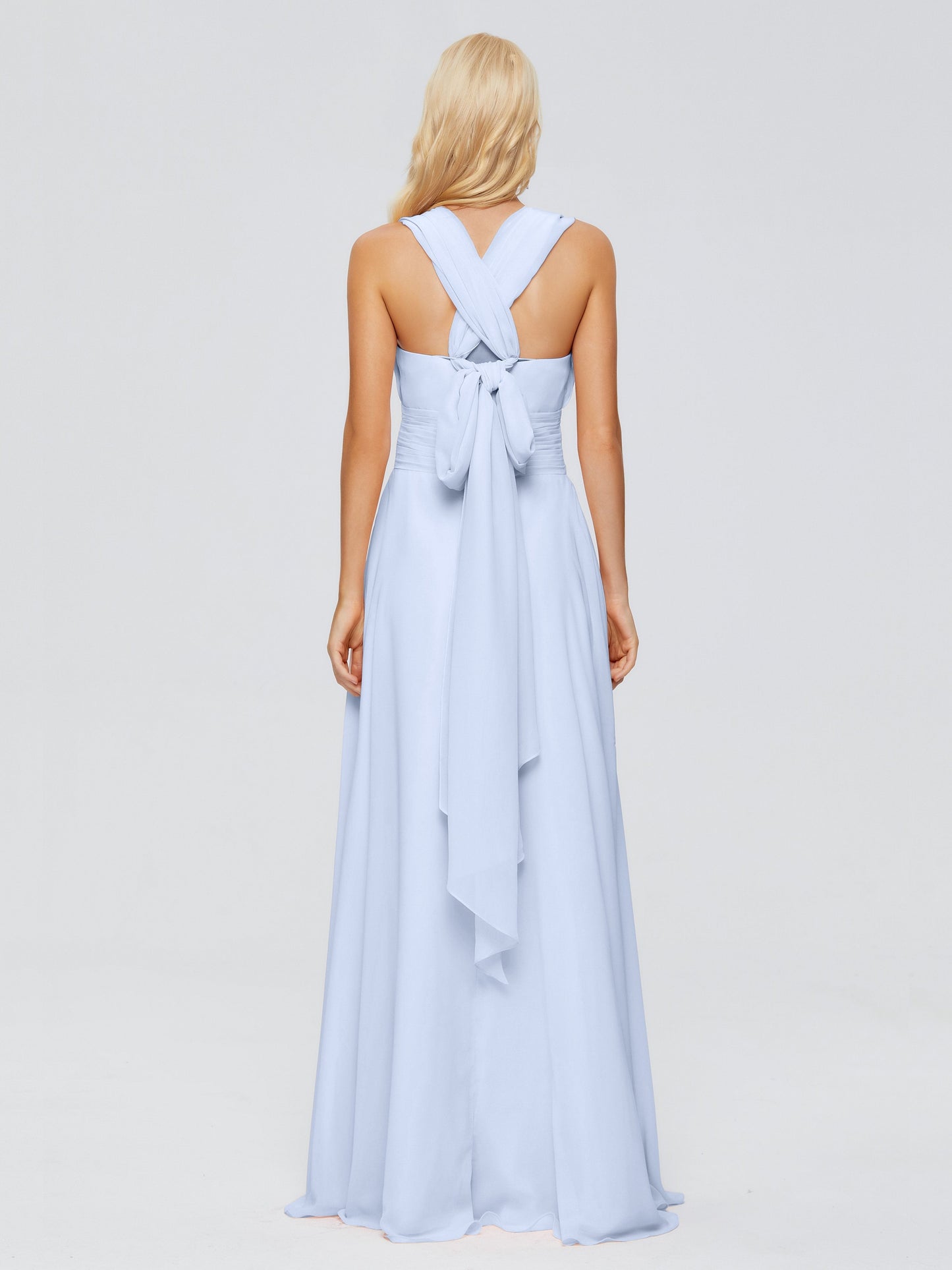 Ximena Straps Ribbon Chiffon Bridesmaid Dresses