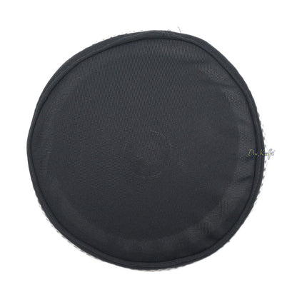 Dark Gray and Off-White Madun Vented Top Pliable Two-Color Round Kufi Hat