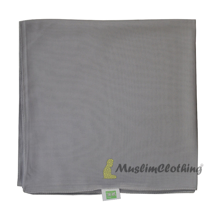 Dark Gray Square Chiffon Scarf Hijab Kimar Hijabi From Turkey