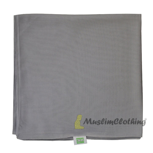 Dark Gray Square Chiffon Scarf Hijab Kimar Hijabi From Turkey