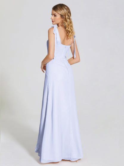 Michelle Detachable Bow-knot Square Bridesmaid Dress