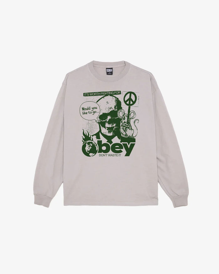 DONT WASTE IT HEAVYWEIGHT LS T-SHIRT - Four Street