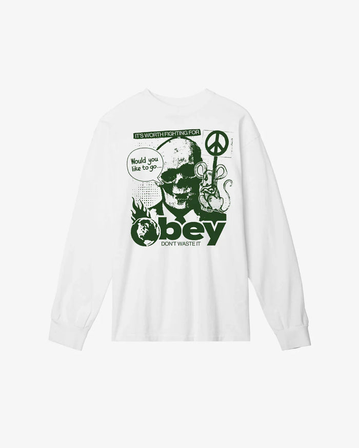 DONT WASTE IT HEAVYWEIGHT LS T-SHIRT - Four Street