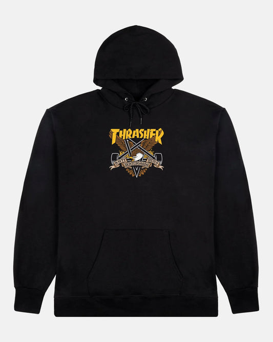 EAGLEGRAM - HOODIE - BLACK - Four Street