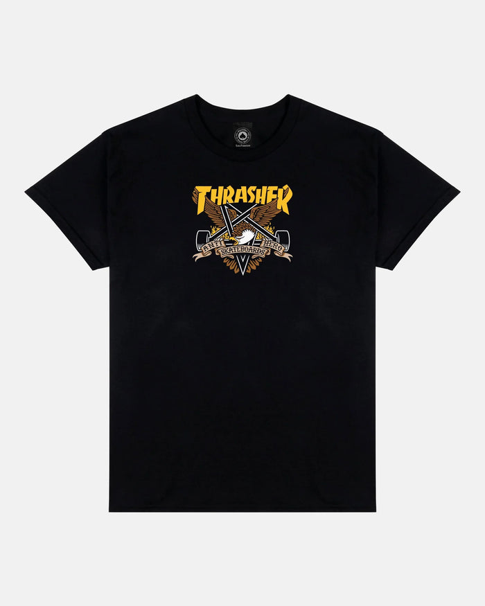 EAGLEGRAM - TSHIRT - BLACK - Four Street