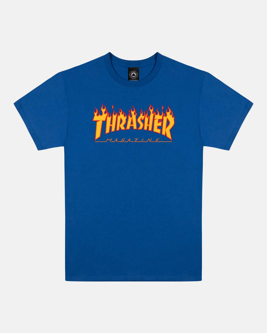 FLAME - TSHIRT - ROYAL BLUE - Four Street