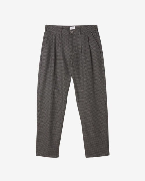 FUBAR HOUNDSTOOTH PLEATED PANT - Four Street