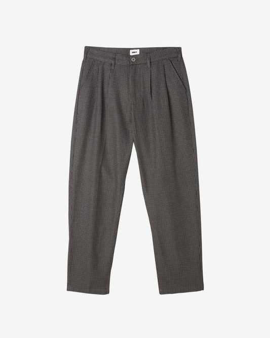 FUBAR HOUNDSTOOTH PLEATED PANT - Four Street