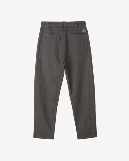 FUBAR HOUNDSTOOTH PLEATED PANT - Four Street