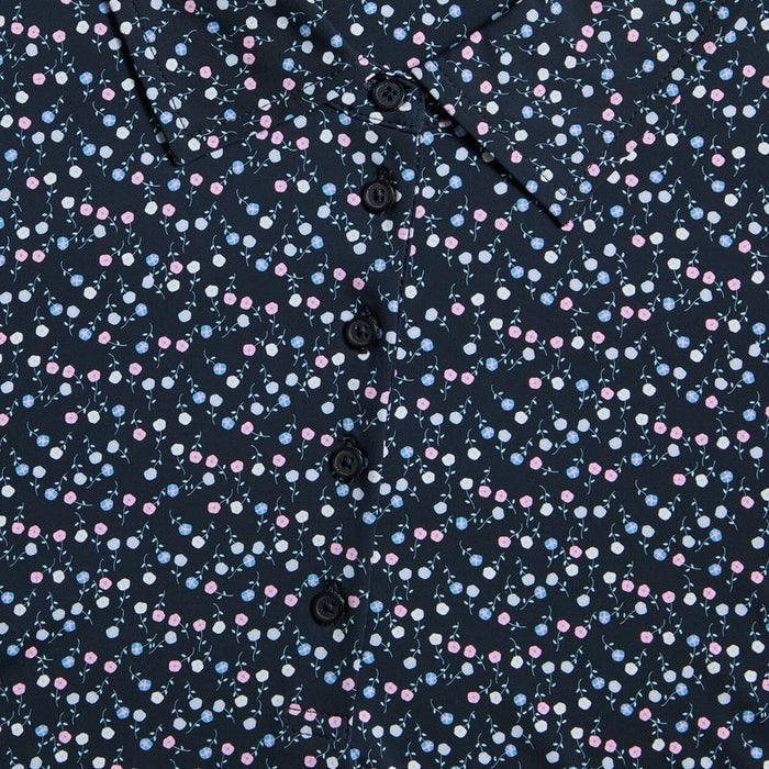 G/FORE Aye Poppy S/L Polo - Navy/Floral