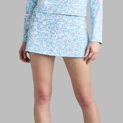 G/FORE Scribble Skort - Blue/White