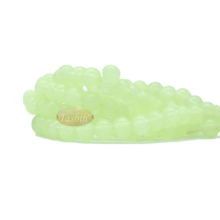 Glow-In-The-Dark Plastic Tasbih with 8 mm Prayer Beads Subha