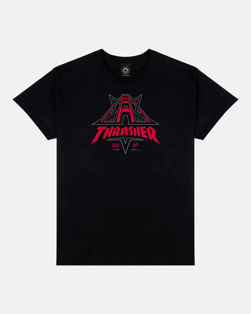 GOLDEN GATE - TSHIRT - BLACK - Four Street