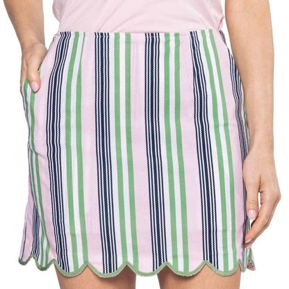 Golftini Elevated Stretch Cotton Skort - Multicolour