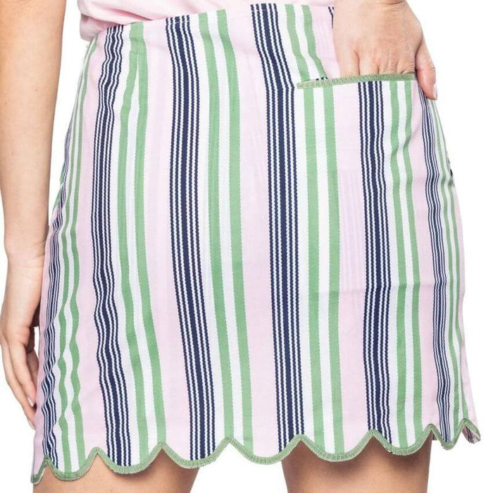 Golftini Elevated Stretch Cotton Skort - Multicolour