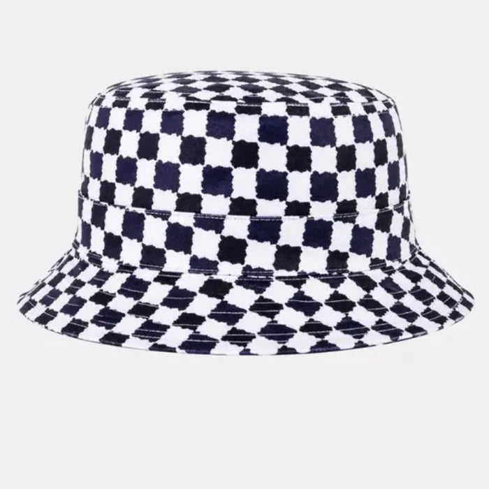 Golftini Grand Prix Reversible Bucket Hat - Navy/White