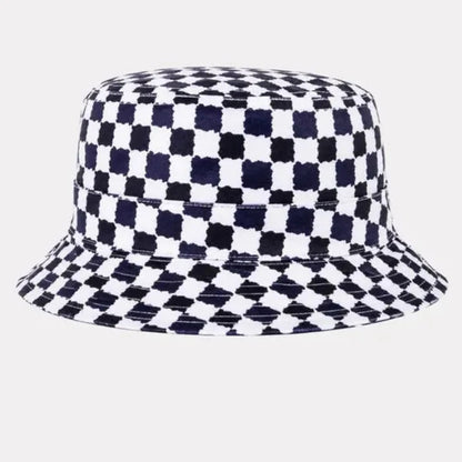 Golftini Grand Prix Reversible Bucket Hat - Navy/White