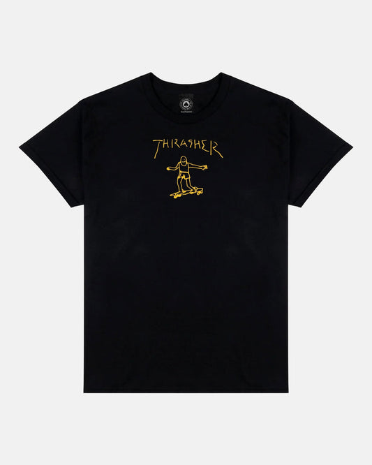 GONZ - TSHIRT - BLACK / YELLOW - Four Street