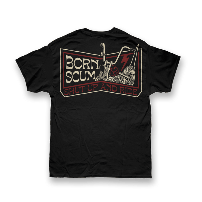 HARD TAIL T - SHIRT - Born Scum
