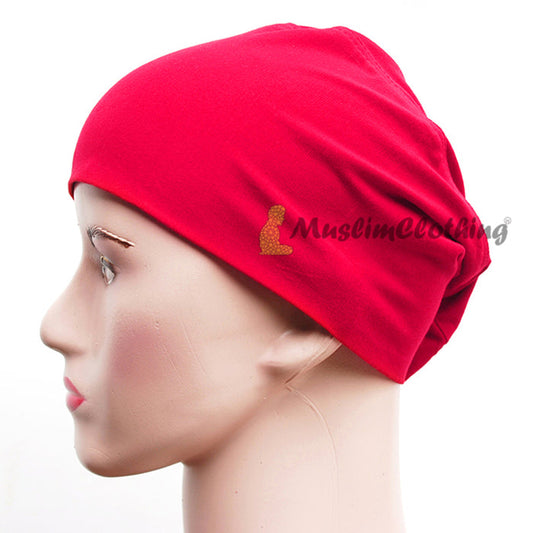 Hot Pink Women's Pullover Underscarf For Scarves Hijabi Veil One-Size