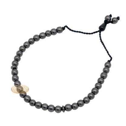 Islamic 33-Bead Bracelet Hematite 6 mm Beads Dividers Prayer Beads