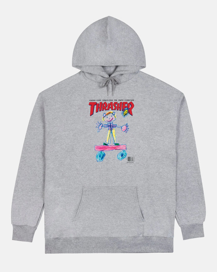 KID COVER - HOODIE - ASH GREY - Four Street